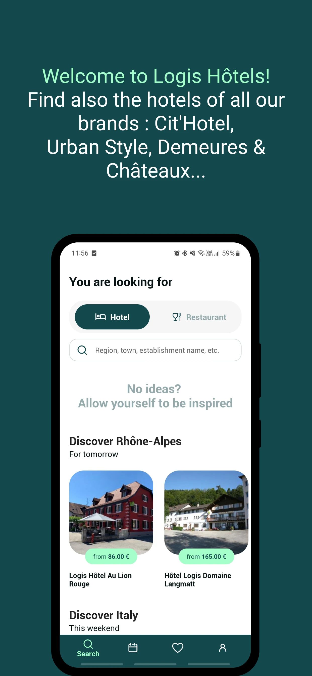 Logis Hotels screenshot
